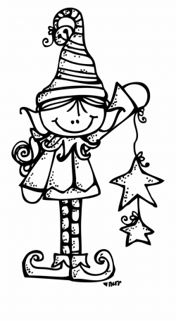 Melonheadz Boy Elf Clipart Black And White & Clip Art - Melonheadz ...