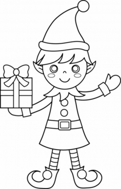 Click on the below best printable Christmas Elf Coloring Pages to ...