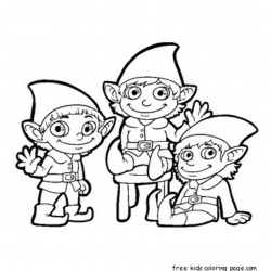 Elf Clipart Black And White - 34 cliparts