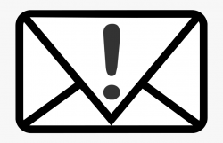 Clipart Email Symbol - Mail Clipart Black And White #2586850 ...