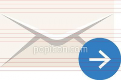 Email Forward Icon - Flat Color Series | Communication Icons ...