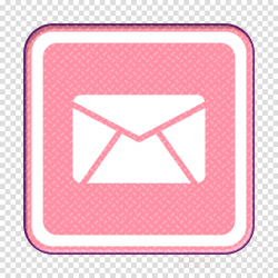 email icon media icon social icon clipart - Pink, Line ...