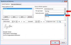 Adding an image to an email signature - Outlook