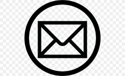 Email Logo Icon, PNG, 500x500px, Email, Area, Black And ...