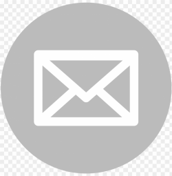 mail icon white on grey - transparent background email logos ...