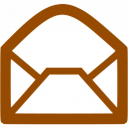 Brown email icon - Free brown email icons