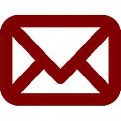 Maroon mail icon - Free maroon mail icons
