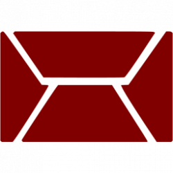 Maroon email 11 icon - Free maroon email icons