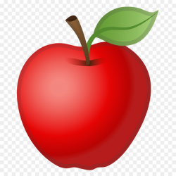 Emoji, Fruit, Apple, transparent png image & clipart free download