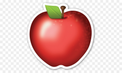 Apple, Emoji, Emoticon, transparent png image & clipart free download
