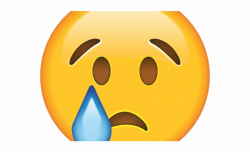 Crying Emoji Clipart Face - Sad Emoji Png Free PNG Images & Clipart ...