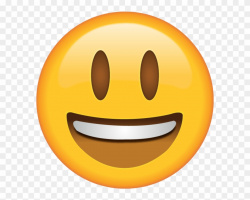 Smiling Emoji Clipart (#1046176) - PinClipart
