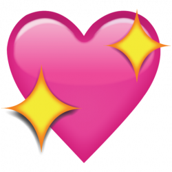 Sparkling Pink Heart Emoji