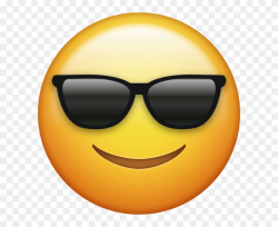 Download Sunglasses Cool Emoji Face [iphone Ios Emojis - Sunglasses ...