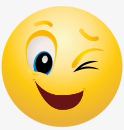 Emoticon Emoji Clipart Info - Wink Emoji Clipart - Free Transparent ...