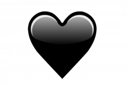 Emojipedia Heart iPhone - black emoji png download - 700*478 ...