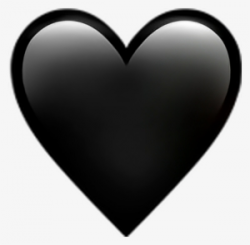 Black Heart Emoji Png PNG Images | PNG Cliparts Free ...