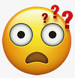 emoji #emojisticker #sticker #stickers #confused #smiley ...