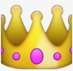 Crown Emoji Png - Transparent Background Iphone Emoji ...
