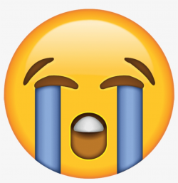 Laugh Cry Emoji Png - Crying Face Emoji Png - Free ...