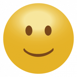 3D smile emoticon emoji - Transparent PNG & SVG vector
