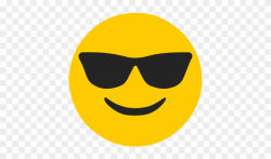 Sunglasses Decal - Sunglasses Emoji Transparent Clipart ...