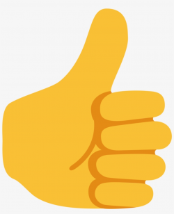 Google Thumbs Up Emoji Transparent PNG - 1000x1000 - Free ...