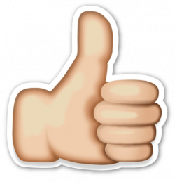 Emoji Thumb transparent PNG - StickPNG