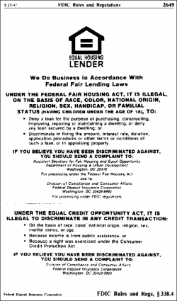 FDIC Law, Regulations, Related Acts - Rules and Regulations