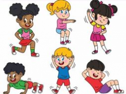 Exercise For Kids Clipart
