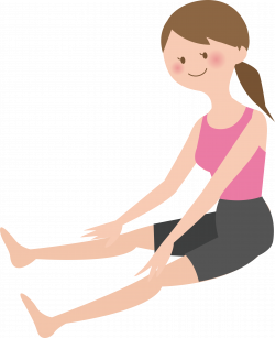 Exercising clipart stretches, Exercising stretches ...