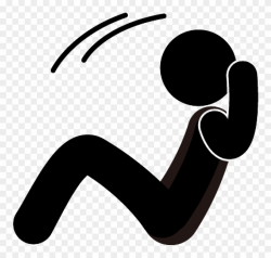 Sit-ups - Free Material - Pictogram - Exercise Clip Art Png ...