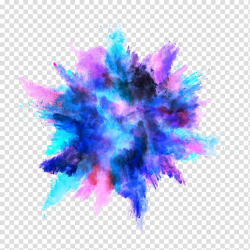 Blue , purple , and teal powder explosion, Color Explosion ...