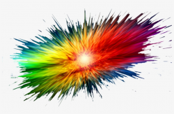 Explosion Of Colors - Explosion Colors Png Transparent ...