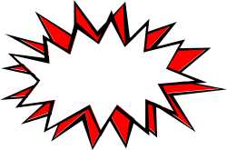 5 Comic Explosion Bubble (PNG Transparent, SVG Vector ...