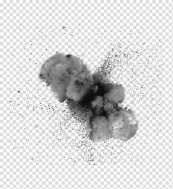 Free download | Gray dust explosion transparent background ...