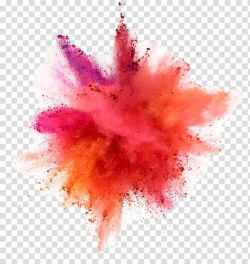 Color Dust explosion Drawing, powder, splash of pink powder ...