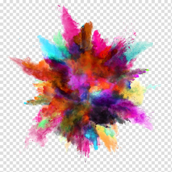 Explosion Color, Explosive powder, multi-colored abstract ...