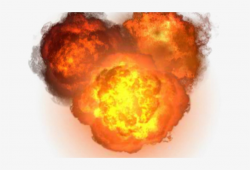 Flames Clipart Realistic Explosion - Explosion Gif Png ...