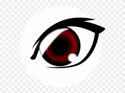 Red Eyes Clipart Transparent - Red Anime Eye Png (#29716) - PinClipart