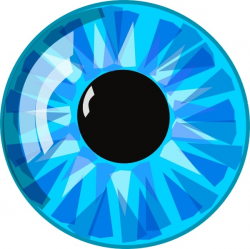 Blue Eye clip art Free vector in Open office drawing svg ( .svg ...