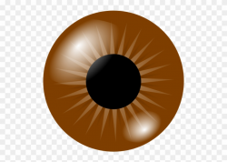 Brown Eye Clip Art At Vector - Brown Eye Clipart - Png Download ...