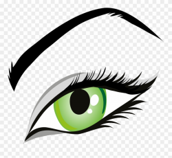 Eye, Green Eyes, Iris, Eyelid, Eyebrows, Brows, Seeing - Eye Clipart ...