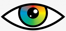 Brown Eyes Clipart Graphic Clipart - Rainbow Eye Clipart - 1200x1200 ...