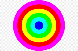 Rainbow, Circle, Eye, transparent png image & clipart free download