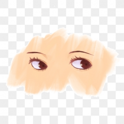 Realistic Characters Eyebrow Eye Makeup, Makeup Clipart, Dyed Cream ...