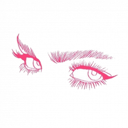Eyelash clipart pink, Eyelash pink Transparent FREE for ...