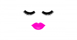 Lips and Lashes Pink