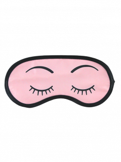 Spa Body Printed Sleep Mask Eye Lash Print