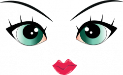 Beautiful eyes clipart clipart image #7642